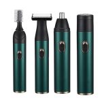 4-in-1 Electric Nose Hair Trimmer Kit - Rechargeable Multifunctional Groomer for Men