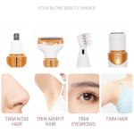 4-in-1 Multipurpose Hair & Nose Hair Trimmer | Regular Grooming Kit for Men & Women