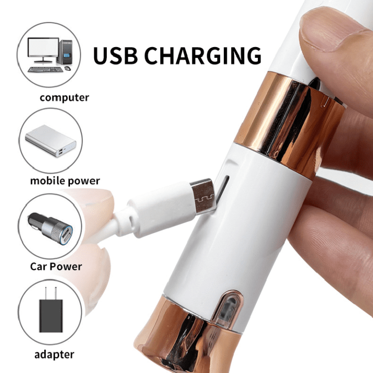 Double-Headed Ear & Nose Hair Trimmer | 2-in-1 Rechargeable Grooming System