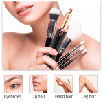 3 - in - 1 LED Nose Hair Trimmer – USB Rechargeable, Waterproof & Travel - Friendly