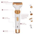 Double-Headed Ear & Nose Hair Trimmer | 2-in-1 Rechargeable Grooming System