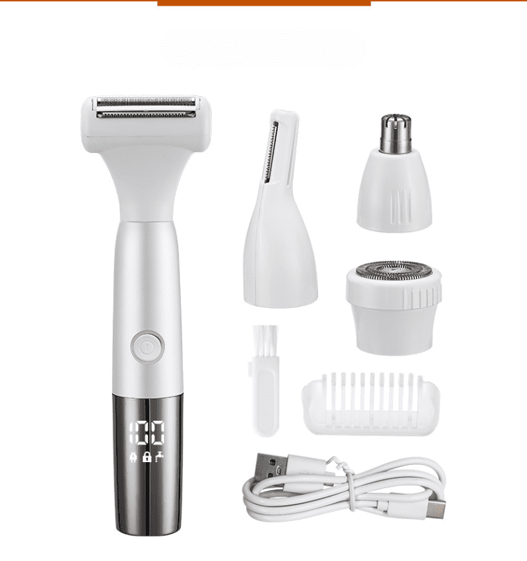 Pro 4-in-1 Multi Groomer Kit - Nose Hair Trimmer, Shaver & Detailer
