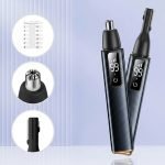 2-in-1 LCD Touch Nose & Ear Hair Trimmer – English Packaging4