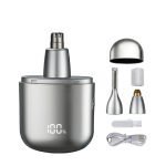 3-in-1 Nose & Eyebrow Trimmer Kit – LED Battery Display3