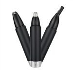 3-in-1 Nose, Ear & Eyebrow Trimmer — Battery-Powered, No Charging Needed