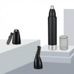 3-in-1 Nose, Ear & Eyebrow Trimmer — Battery-Powered, No Charging Needed