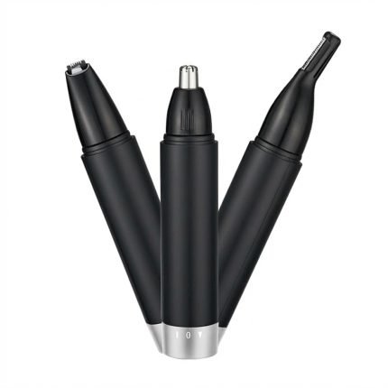 3-in-1 Nose, Ear & Eyebrow Trimmer — Battery-Powered, No Charging Needed