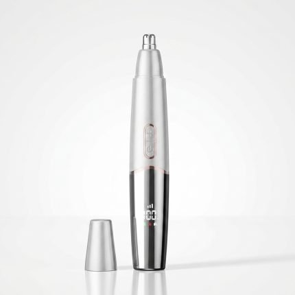 IPX7 Waterproof Nose Hair Trimmer with Digital Display2