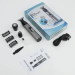 Men's 3-in-1 Magnetic-Head Shaver Kit – Nose Trimmer, LED Display, Child Lock1