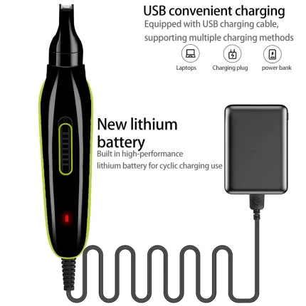 Mini 5-in-1 Men's Grooming Kit – Compact All-in-One, USB Rechargeable3