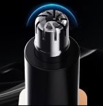 USB-C Nose & Ear Hair Trimmer with Eyebrow Attachment — 2-in-1