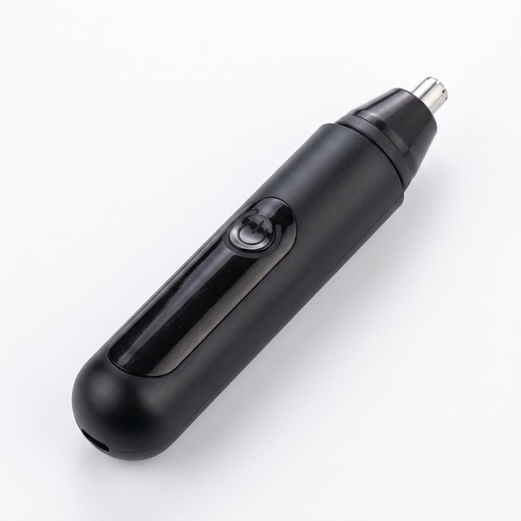 electric nose hair trimmer LED battery display USB-C rechargeable