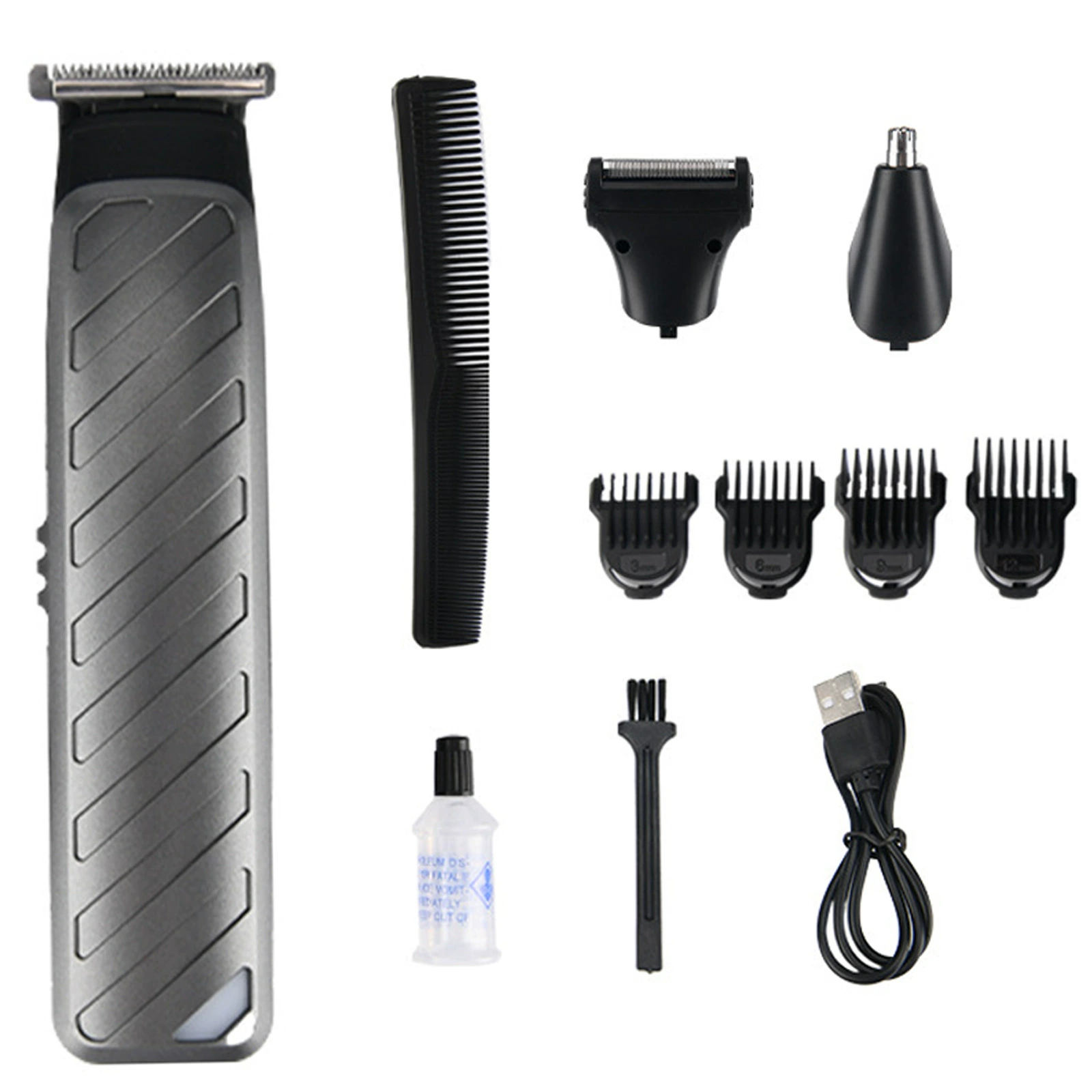 Professional Electric Hair Clipper Kit – USB-C Rechargeable, Washable Professional Hair Clipper Grooming Kit1