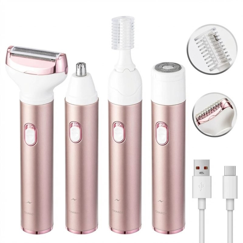 Women's 4-in-1 Electric Hair Trimmer Set